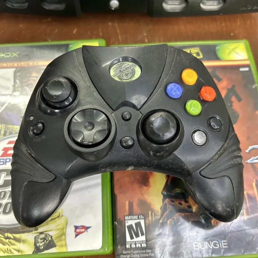 Microsoft Original Xbox Console Bundle Halo 2 NCAA 2005 GTA Vice City Tested